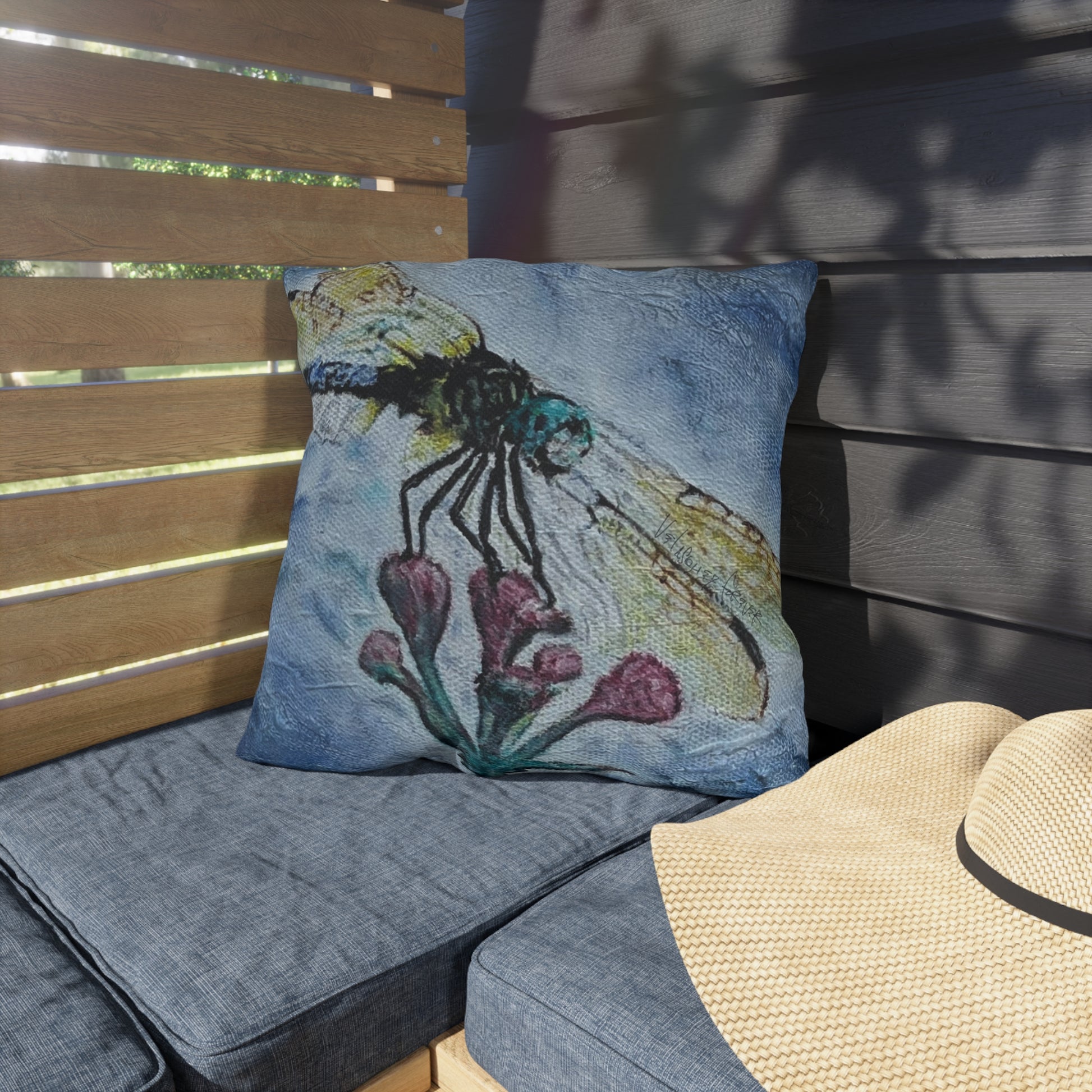 Dragonfly Outdoor Pillows - 8INEXPRESSIONZ.ART