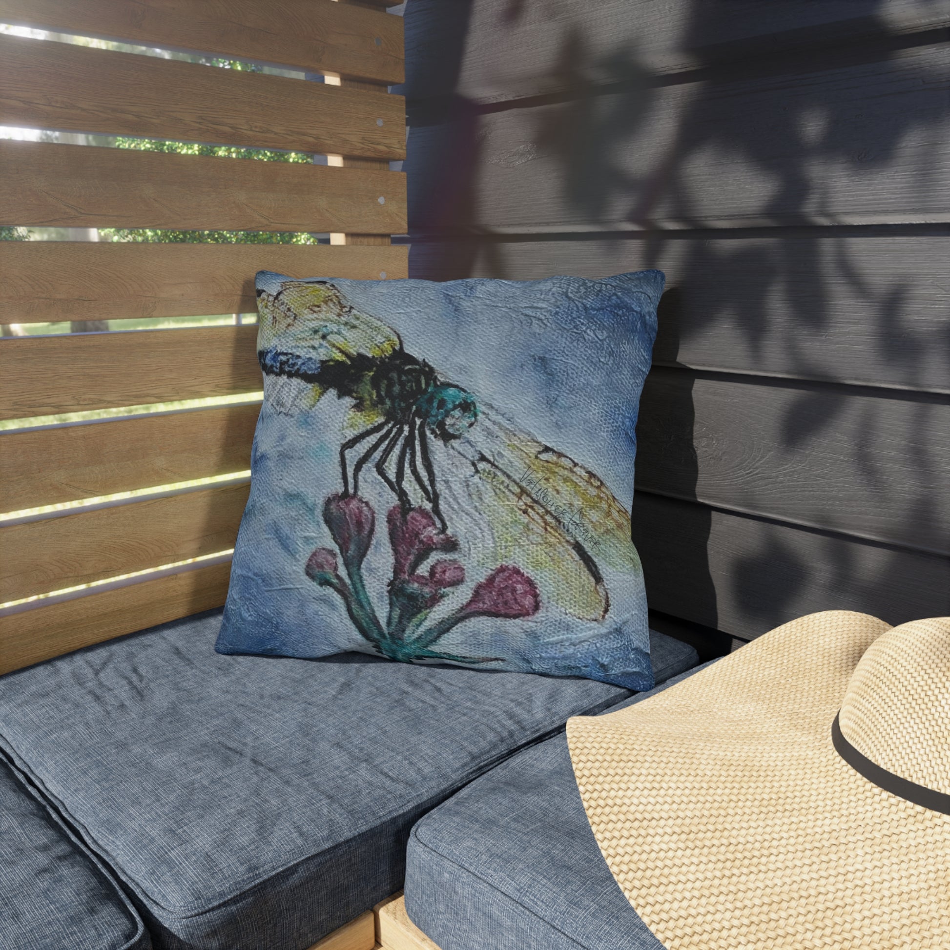 Dragonfly Outdoor Pillows - 8INEXPRESSIONZ.ART