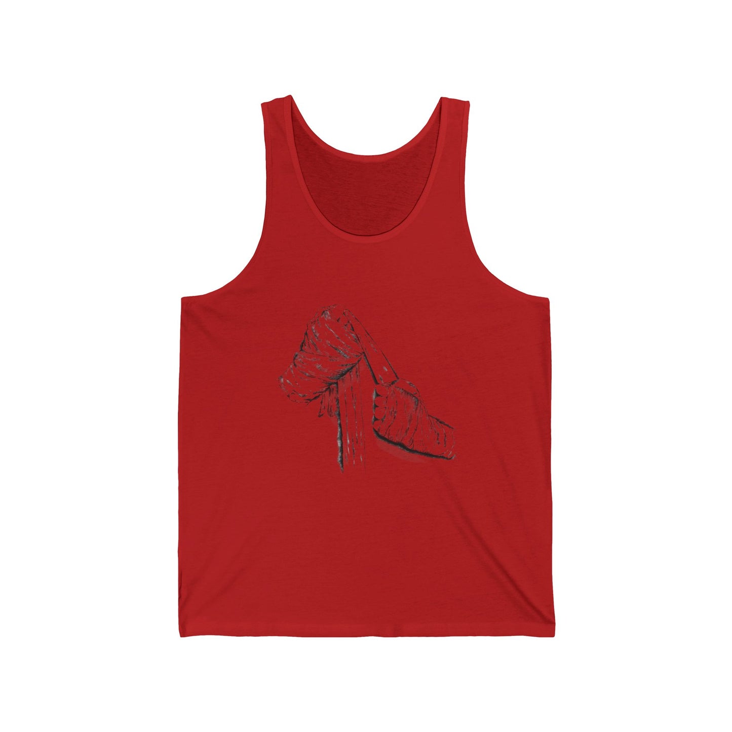 Knuckle Up & Get Yours Tank — Minimalist Hand-Drawn Boxing Graphic Tank Top