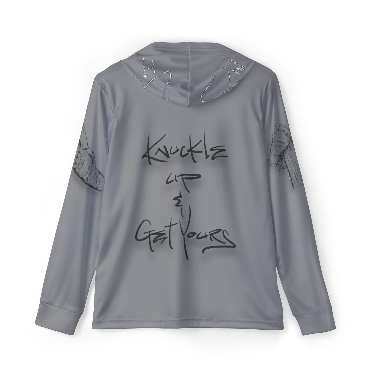 Knuckle Up & Get Yours Hoodie — Men's Sports Warmup Hoodie