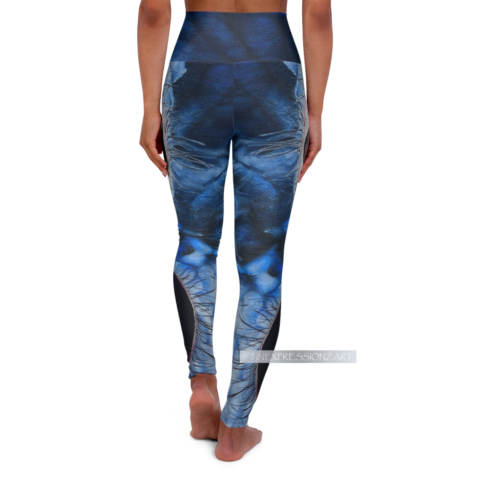 ButterflyEyes High Waisted Yoga Leggings - 8INEXPRESSIONZ.ART