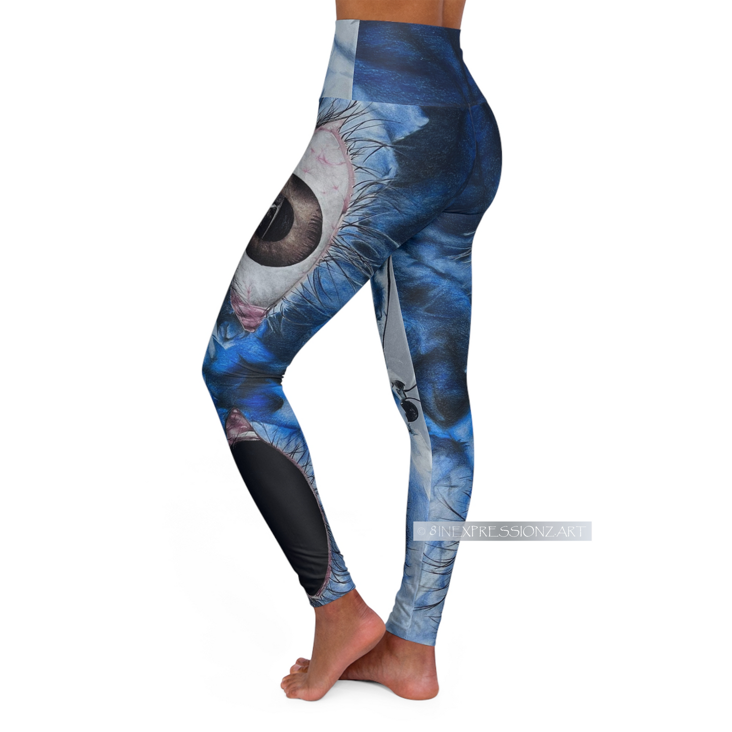 ButterflyEyes High Waisted Yoga Leggings - 8INEXPRESSIONZ.ART