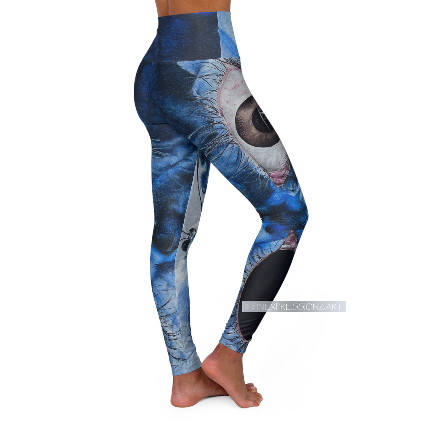 ButterflyEyes High Waisted Yoga Leggings - 8INEXPRESSIONZ.ART