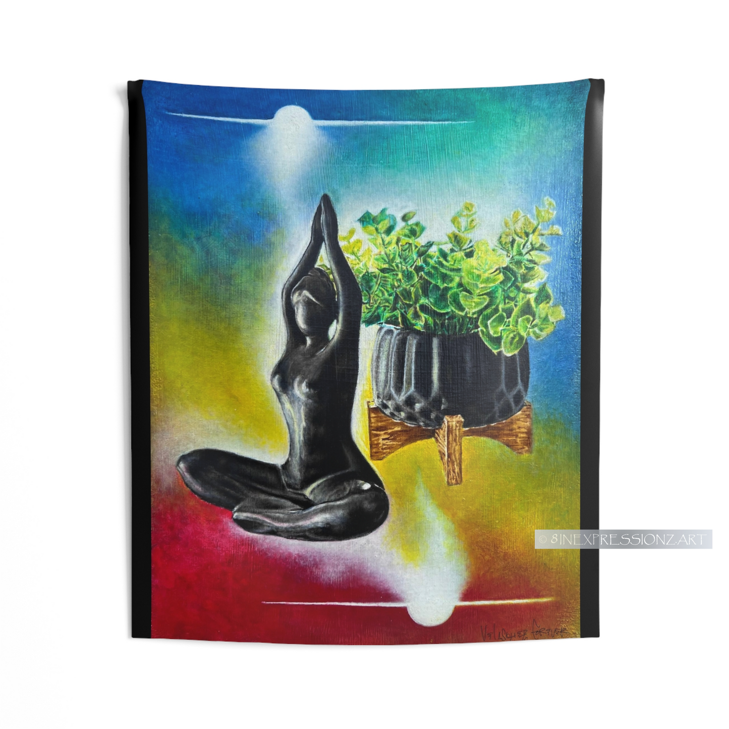 Contentment Indoor Wall Tapestry - 8INEXPRESSIONZ.ART