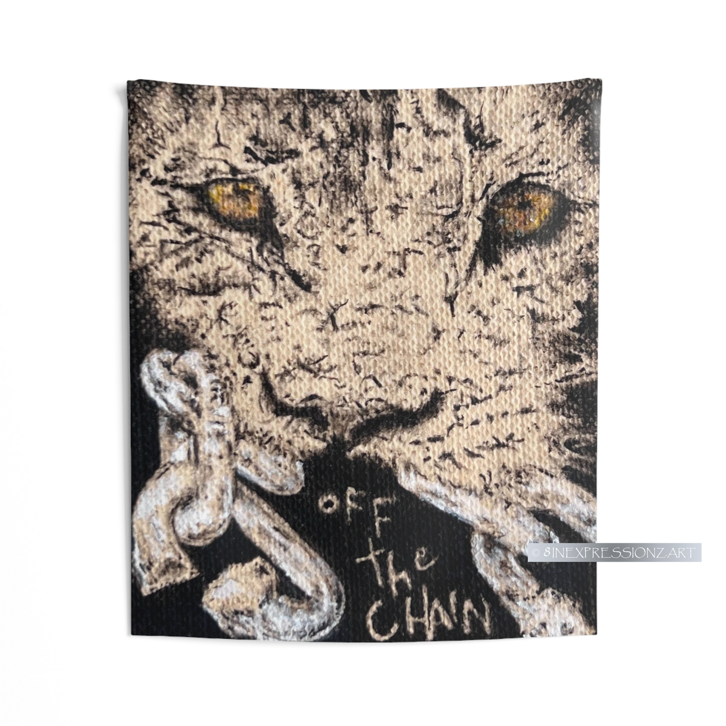 Off the Chain Indoor Wall Tapestry - 8INEXPRESSIONZ.ART