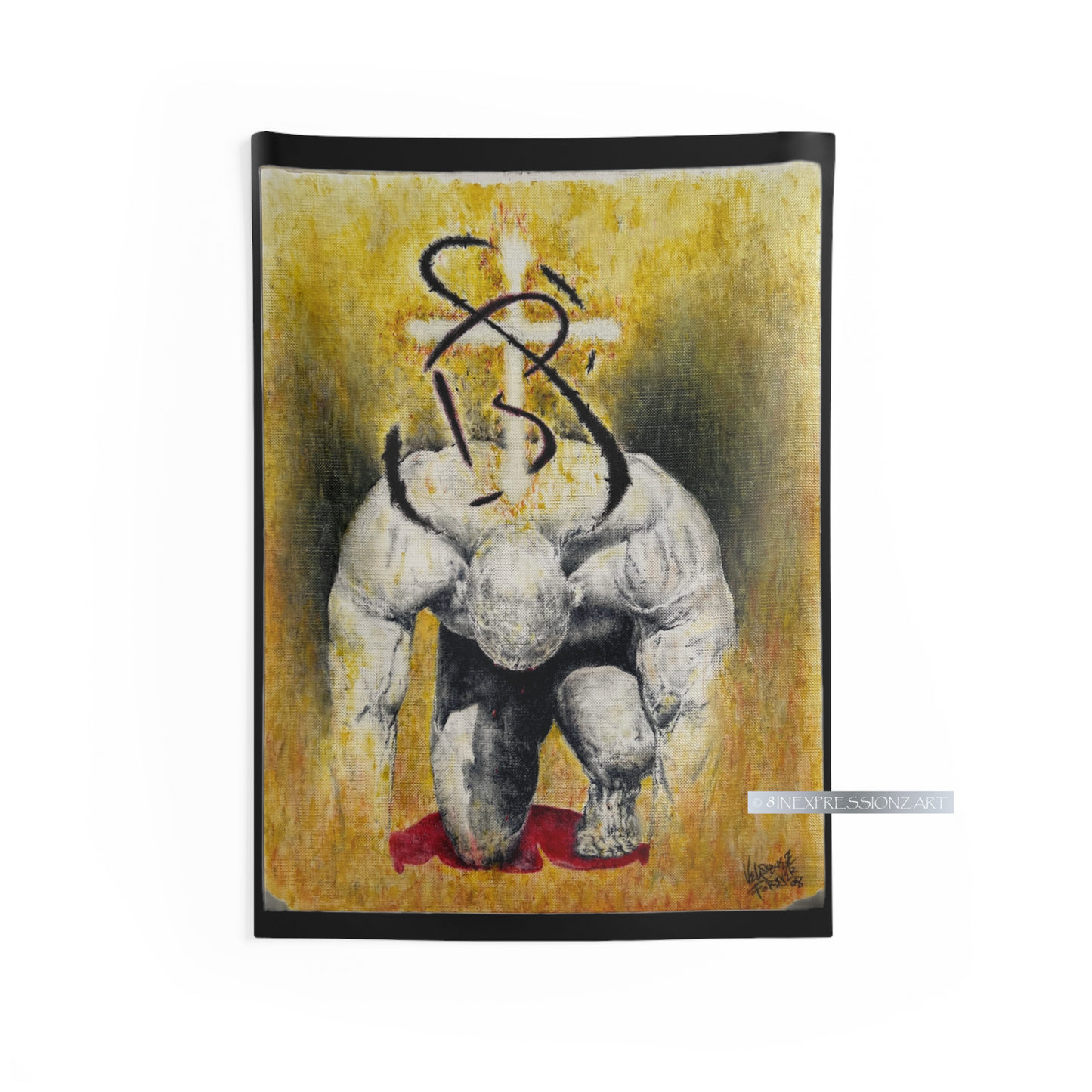 Tears of Blood Indoor Wall Tapestry - 8INEXPRESSIONZ.ART