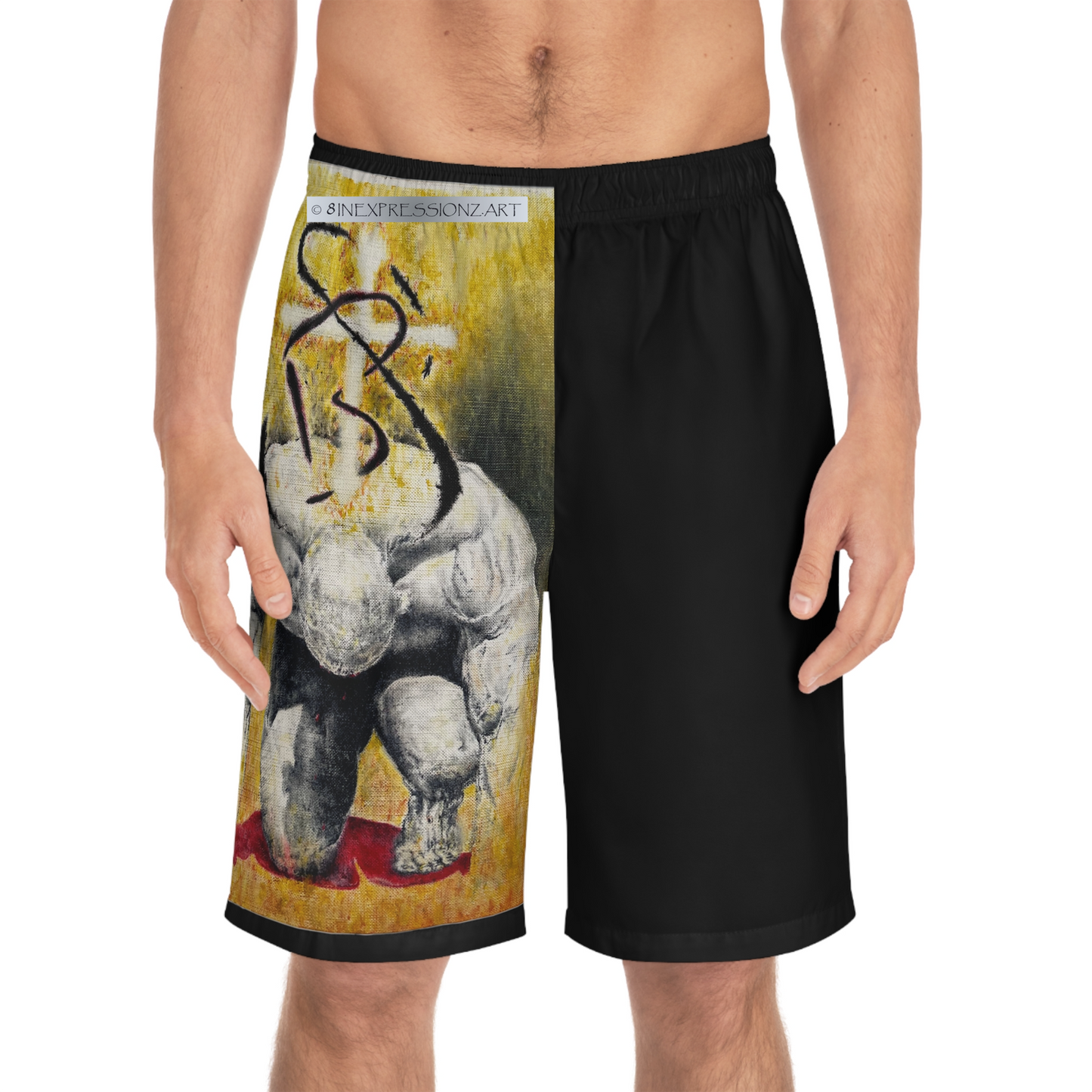 Tears of Blood Board Shorts - 8INEXPRESSIONZ.ART