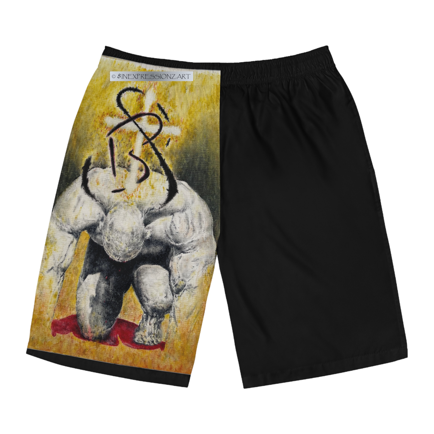 Tears of Blood Board Shorts - 8INEXPRESSIONZ.ART